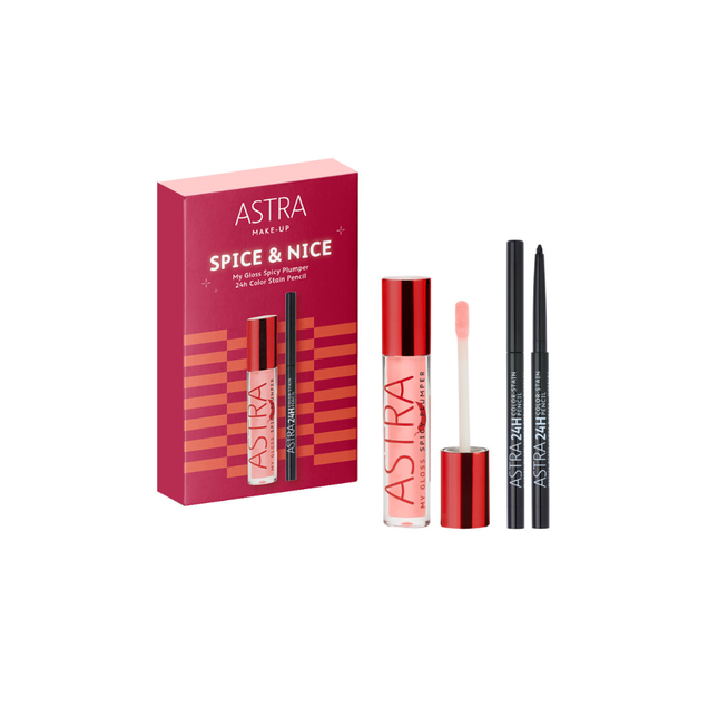 ASTRA KIT SPICE & NICE LIP GLOSS + MATITA OCCHI Sicula Cosmetics SRL