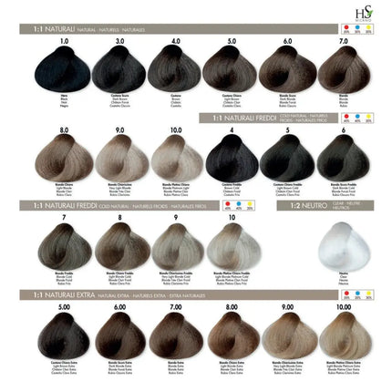 TINTURA HS MILANO 4.0 100ML.