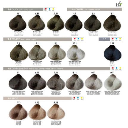 TINTURA HS MILANO NEW 6.66 100ML.