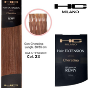 HC MILANO EXTENSION REMY CHERATINA N°613# 20PZ Sicula Cosmetics SRL