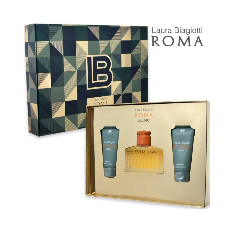 BIAGGIOTTI ROMA UOMO 75ML EDT COFFRET