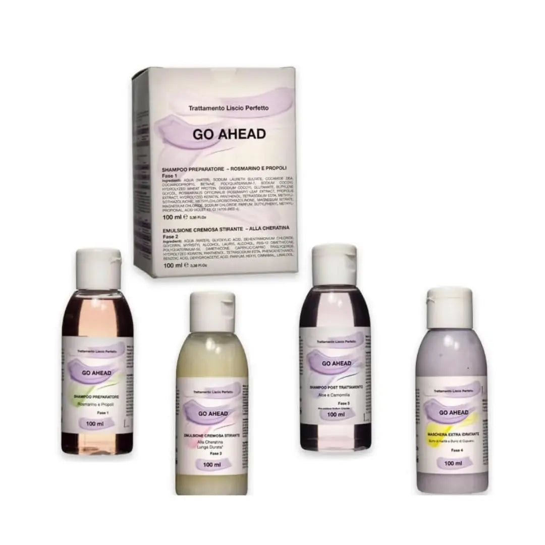 ROIAL GO AHEAD KIT TRATTAMENTO LISCIO PERFETTO 100ML X4.