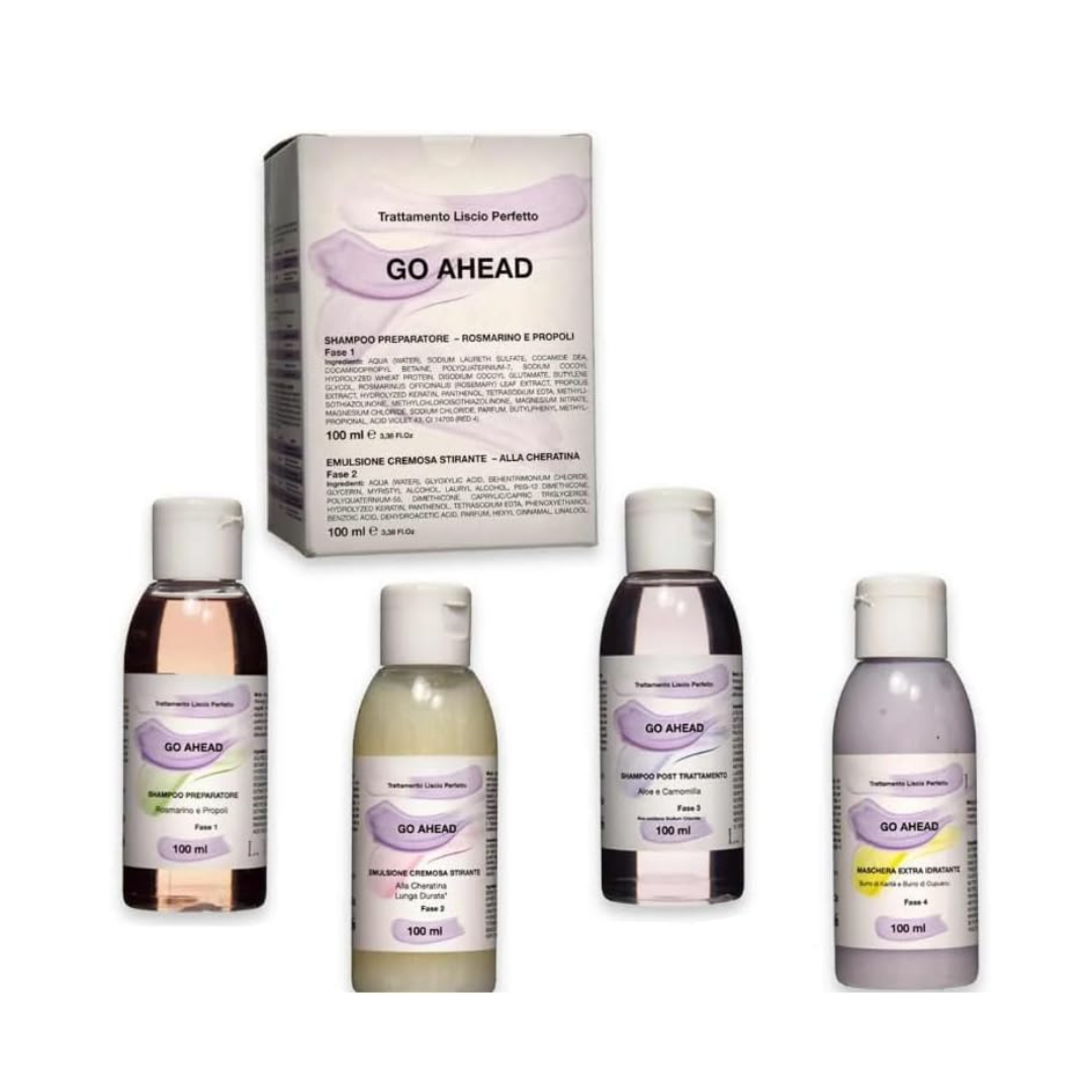 ROIAL GO AHEAD KIT TRATTAMENTO LISCIO PERFETTO 100ML X4