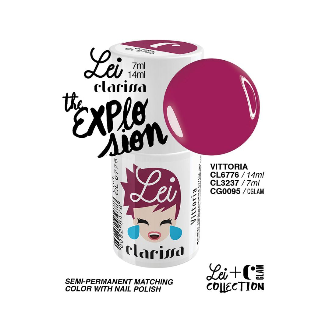 CLARISSA SMALTO SEMIPERMANENTE LEI VITTORIA 7ML     CL 3237 Sicula Cosmetics SRL
