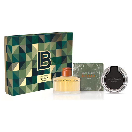 BIAGGIOTTI ROMA UOMO 125ML EDT COFFRET