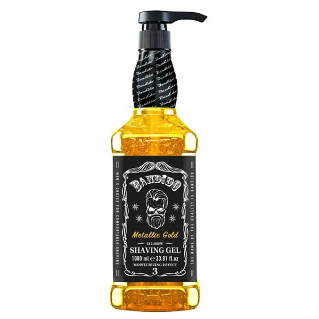 BANDIDO SHAVING GEL METALLIC GOLD 1000ML.