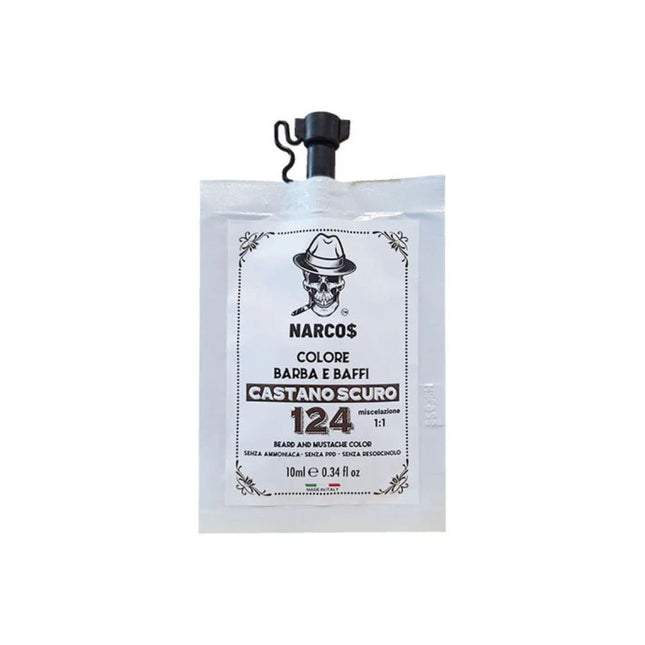 NARCOS COLORE BARBA E BAFFI CASTANO SCURO 10ML Sicula Cosmetics SRL