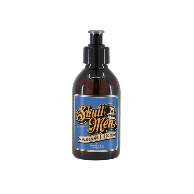 SKULL MEN BEARD SHAMPOO BLUE OCEAN 200ML