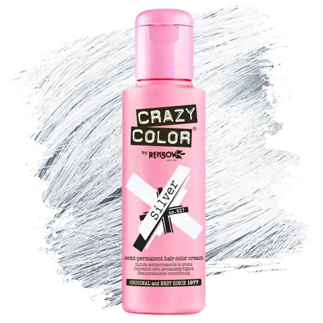 CRAZY COLOR 027 SILVER 100ML.