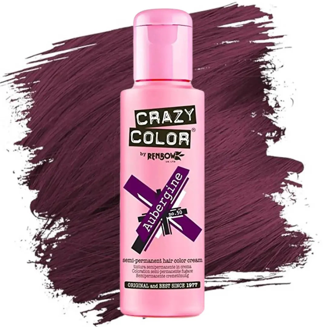 CRAZY COLOR 50 AUBERGINE.
