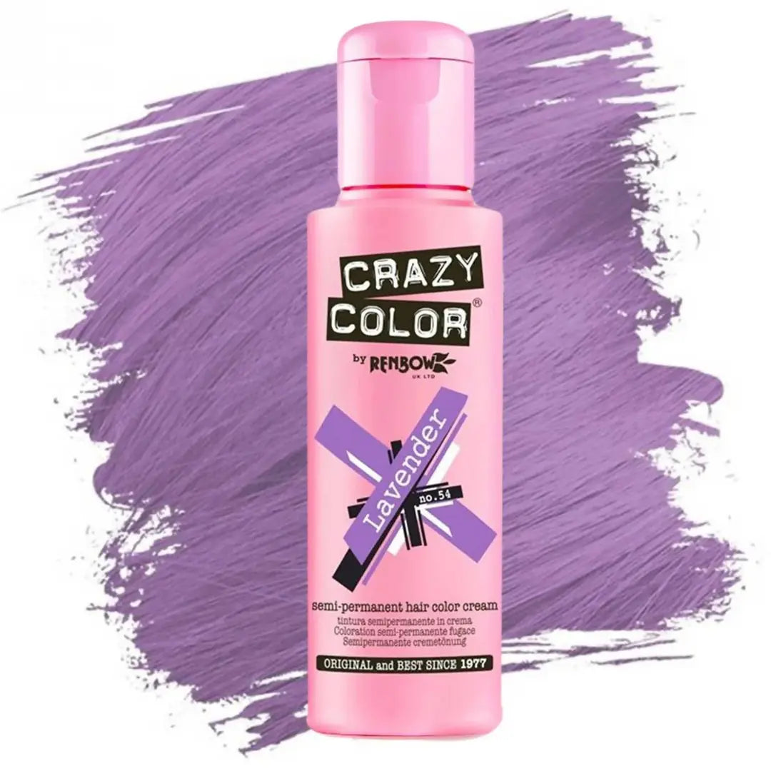 CRAZY COLOR 54 LAVENDER 100ML.