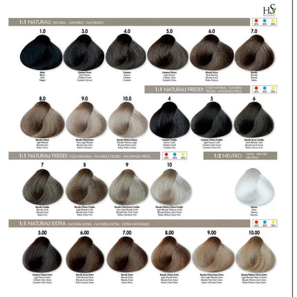 TINTURA HS MILANO NEW 6.11 100ML.