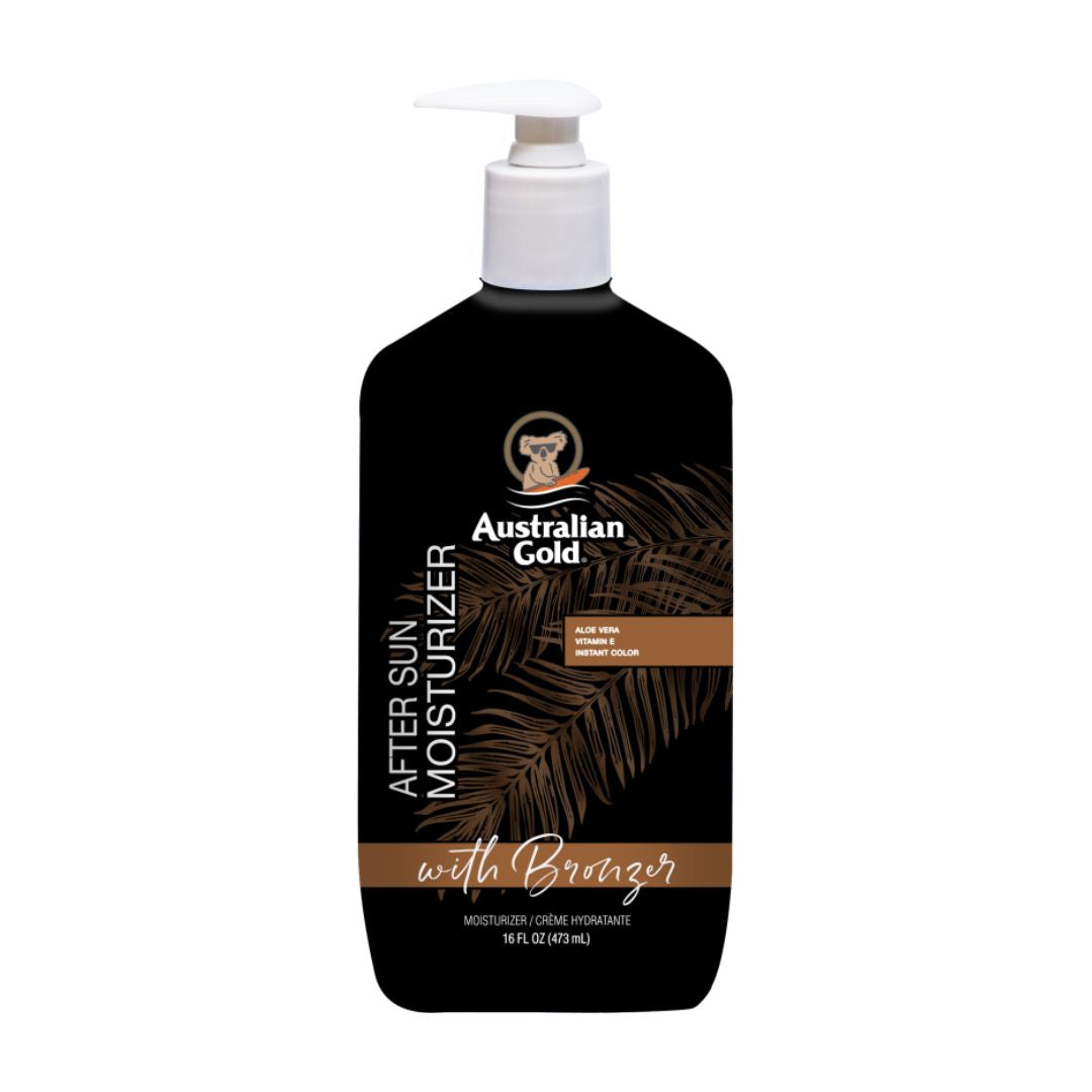 AUSTRALIAN GOLD AFTER SUN MOISTURIZER WITH BRONZER 473ML Sicula Cosmetics SRL
