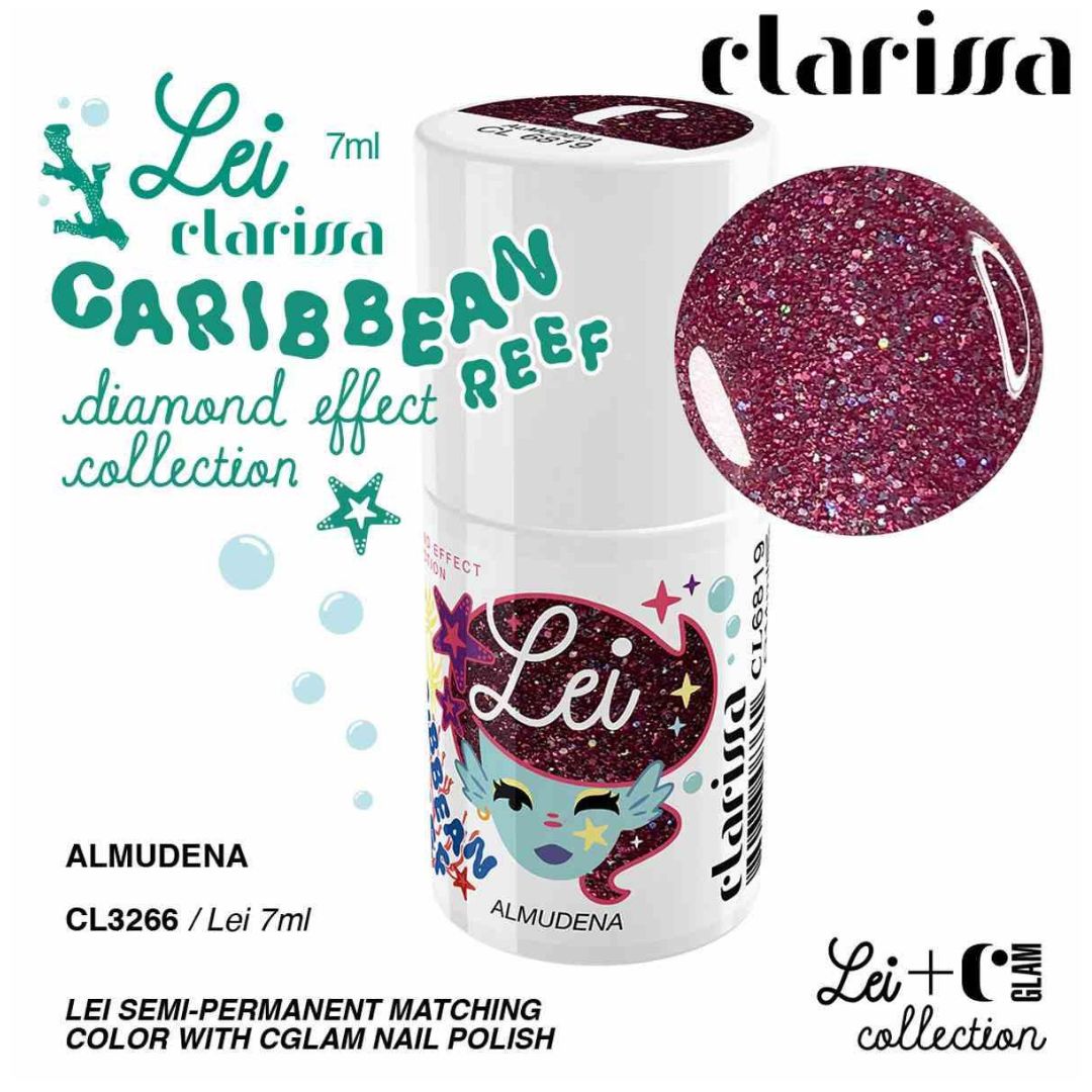 CLARISSA SMALTO SEMIPERMANENTE LEI ALMUDENA 7ML     CL 3266 Sicula Cosmetics SRL