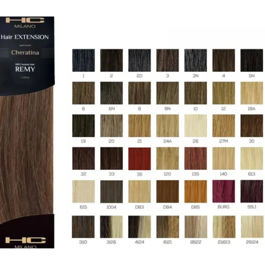 HC MILANO EXTENSION REMY CHERATINA N°613# 20PZ Sicula Cosmetics SRL