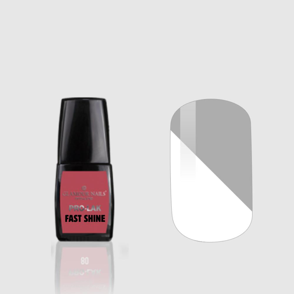 GLAMOUR NAILS PRO LAK SMALTO SEMIPERMANENTE FAST SHINE 10ML Sicula Cosmetics SRL