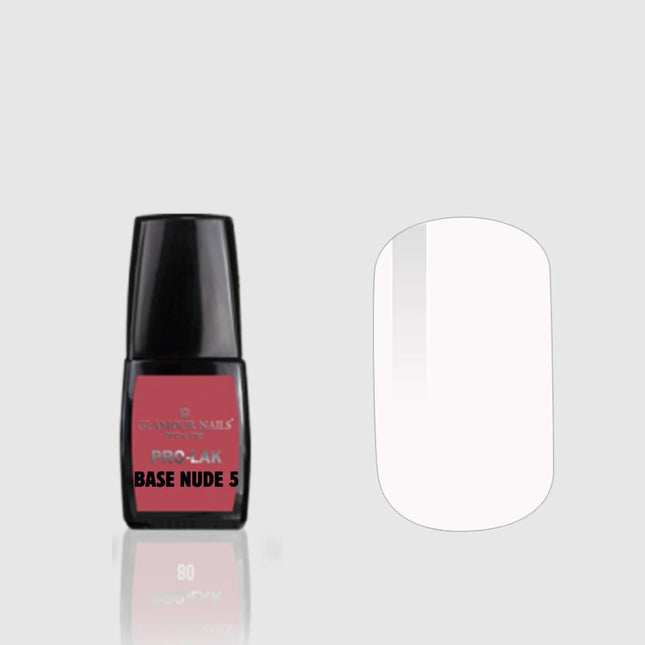 GLAMOUR NAILS PRO LAK SMALTO SEMIPERMANENTE BASE NUDE 5 Sicula Cosmetics SRL