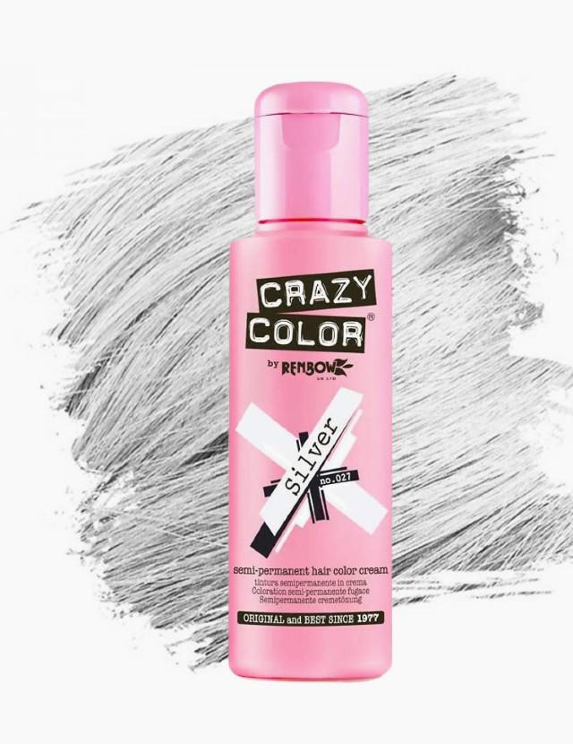 CRAZY COLOR 027 SILVER 100ML Sicula Cosmetics SRL