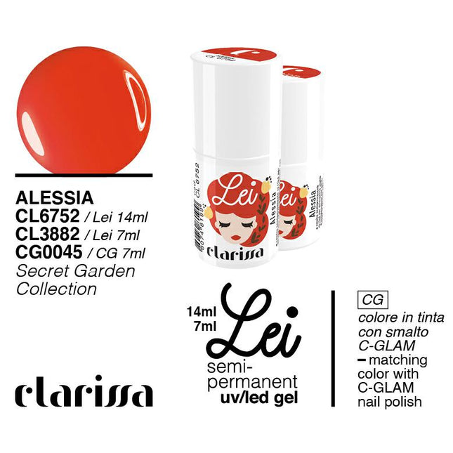 CLARISSA SMALTO SEMIPERMANENTE LEI ALESSIA 7ML     CL 3882 Sicula Cosmetics SRL