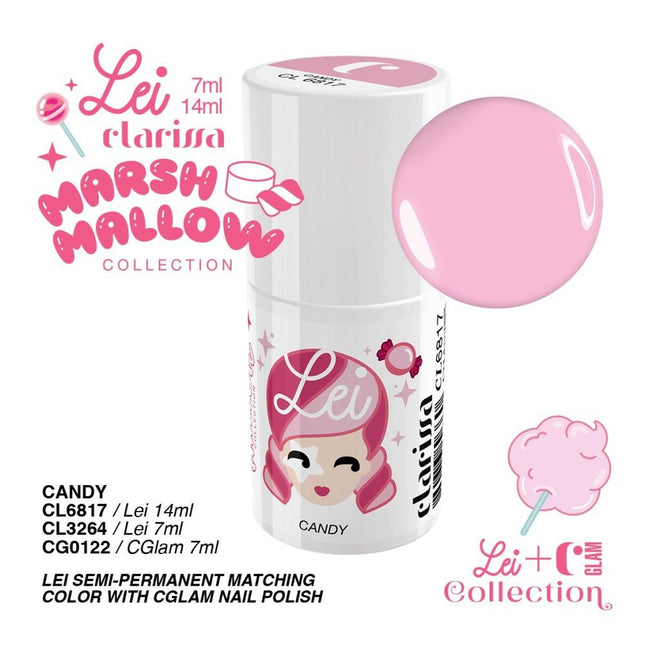 CLARISSA SMALTO SEMIPERMANENTE LEI CANDY 7ML CL 3264 Sicula Cosmetics SRL