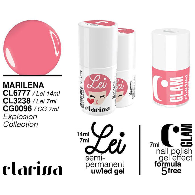 CLARISSA SMALTO SEMIPERMANENTE LEI MARILENA 7ML     CL 3238 Sicula Cosmetics SRL