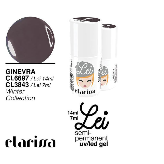 CLARISSA SMALTO SEMIPERMANENTE LEI GINEVRA 7ML     CL 3843 Sicula Cosmetics SRL