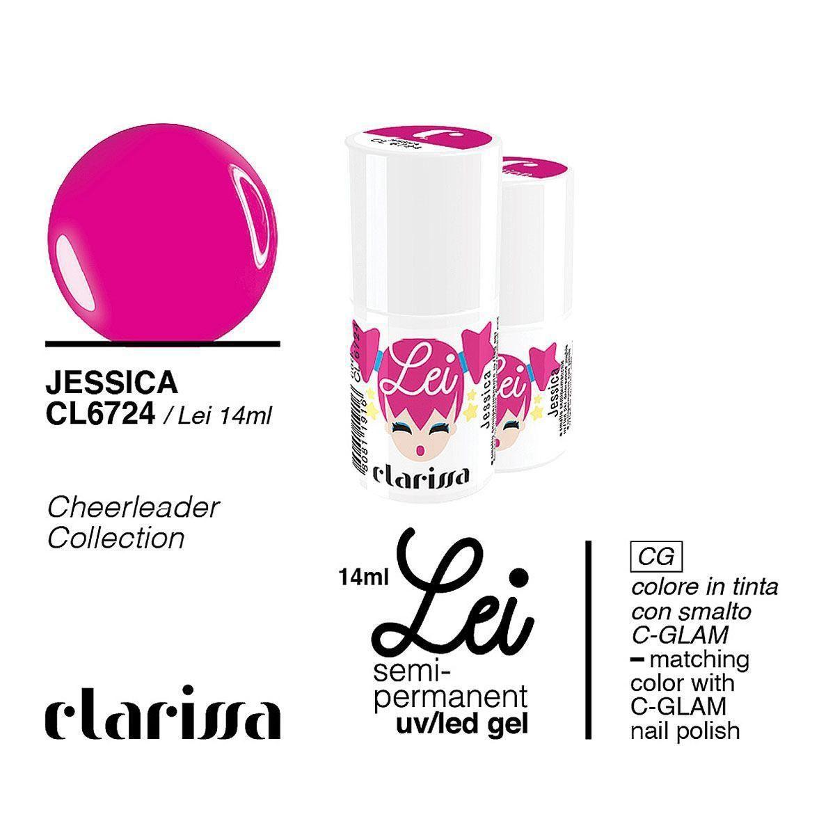 CLARISSA SMALTO SEMIPERMANENTE LEI JESSICA 7ML     CL 3870 Sicula Cosmetics SRL