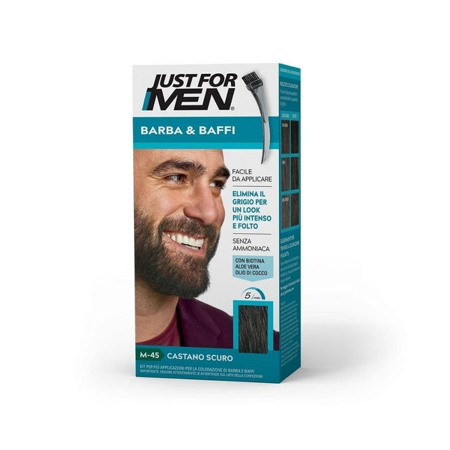 JUST FOR MEN BARBA E BAFFI COL.CASTANO SCURO Sicula Cosmetics SRL