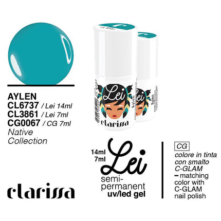 CLARISSA SMALTO SEMIPERMANENTE LEI AYLEN  7ML     CL 3861 Sicula Cosmetics SRL