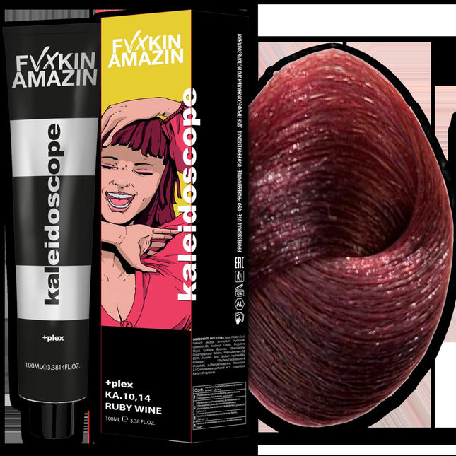 FVXKIN AMAZIN KALEIDOSCOPE RUBY WINE 100ML Sicula Cosmetics SRL