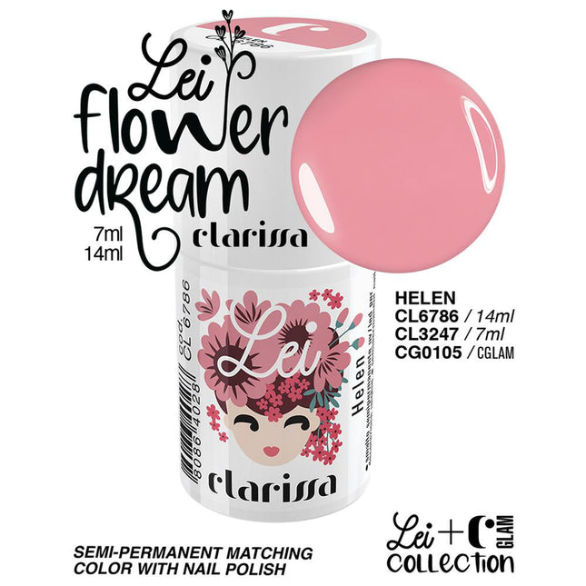 CLARISSA SMALTO SEMIPERMANENTE LEI HELEN 7ML     CL 3247 Sicula Cosmetics SRL