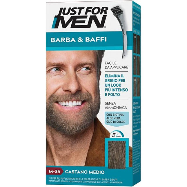 JUST FOR MEN BARBA E BAFFI CASTANO MEDIO Sicula Cosmetics SRL