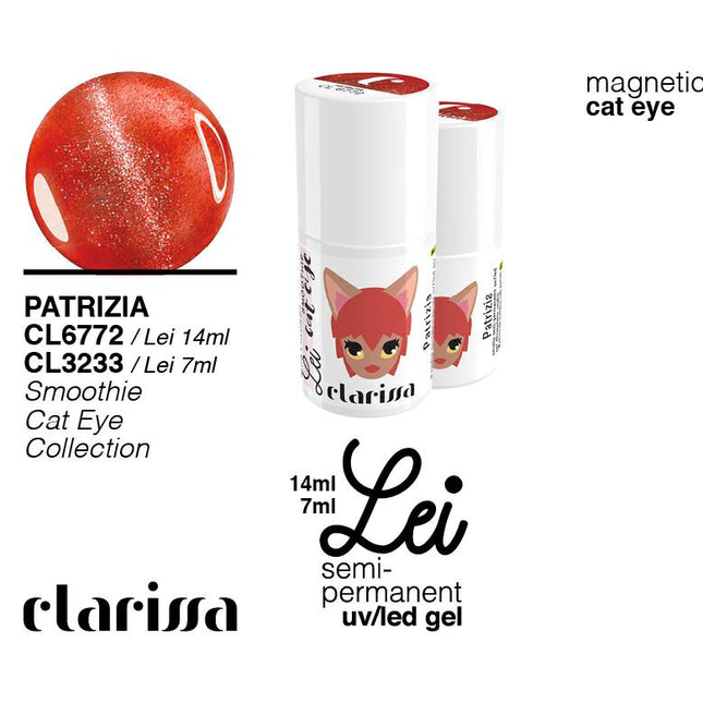 CLARISSA SMALTO SEMIPERMANENTE LEI PATRIZIA 7ML     CL 3233 Sicula Cosmetics SRL