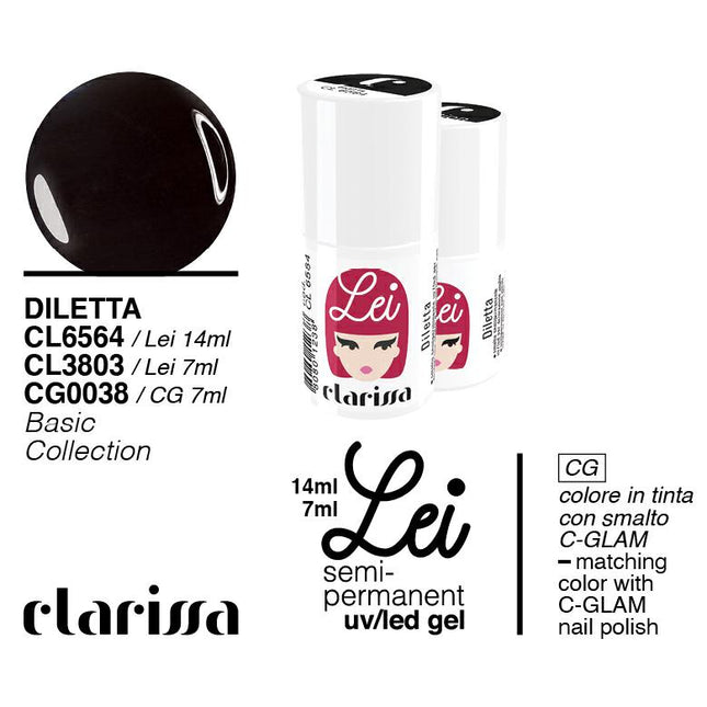 CLARISSA SMALTO SEMIPERMANENTE LEI DILETTA 7ML     CL 3803 Sicula Cosmetics SRL