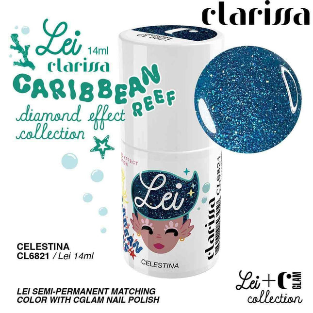 CLARISSA SMALTO SEMIPERMANENTE LEI CELESTINA 7ML    CL 3268 Sicula Cosmetics SRL