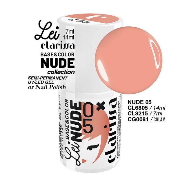 CLARISSA SMALTO SEMIPERMANENTE LEI NUDE 05 7ML     CL 3215 Sicula Cosmetics SRL