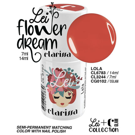 CLARISSA SMALTO SEMIPERMANENTE LEI LOLA 7ML     CL 3244 Sicula Cosmetics SRL