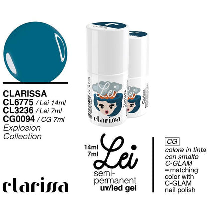 CLARISSA SMALTO SEMIPERMANENTE LEI CLARISSA 7ML     CL 3236 Sicula Cosmetics SRL