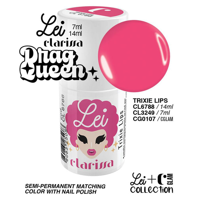 CLARISSA SMALTO SEMIPERMANENTE LEI TRIXIE LIPS 7ML   CL 3249 Sicula Cosmetics SRL