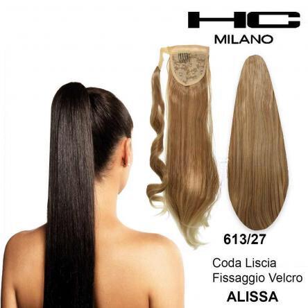 HC MILANO CODA ALISSA FIBRA SINTETICA LISCIA CON VELCRO Sicula Cosmetics SRL