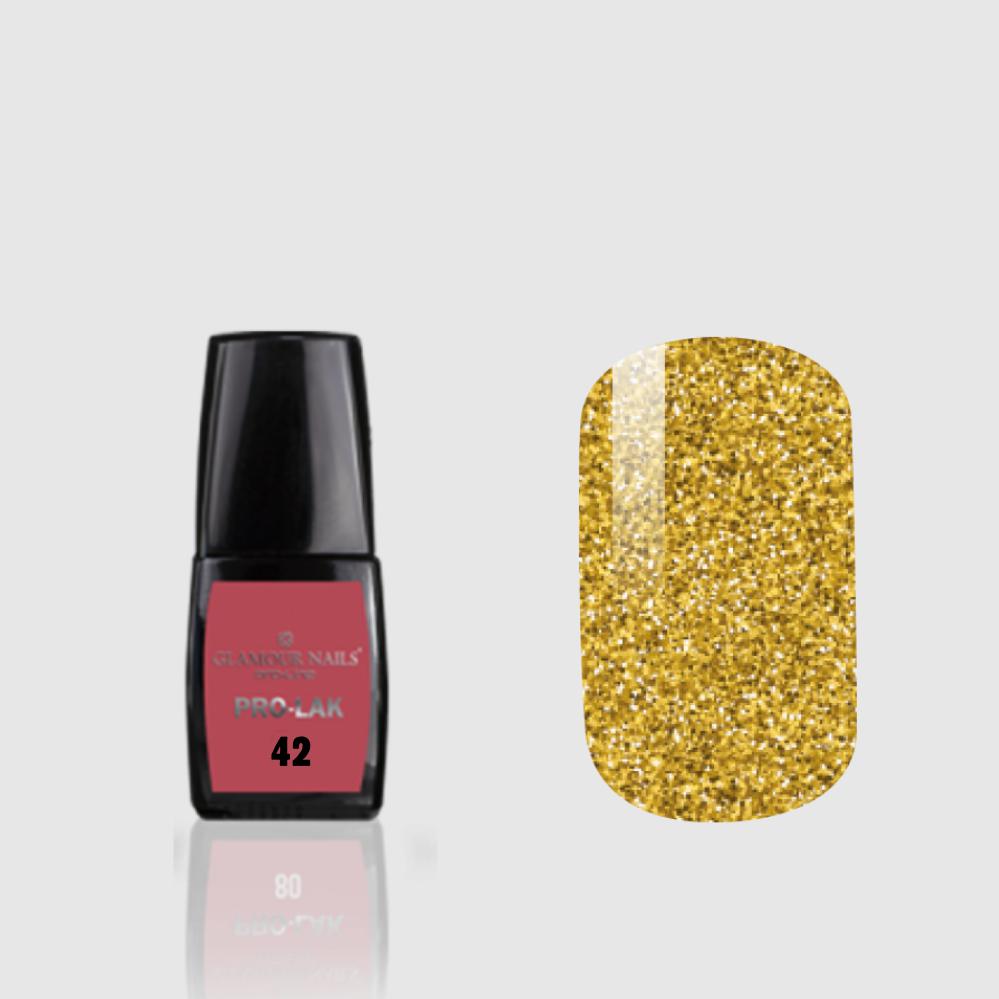 GLAMOUR NAILS PRO LAK SMALTO SEMIPERMANENTE 42 10ML Sicula Cosmetics SRL