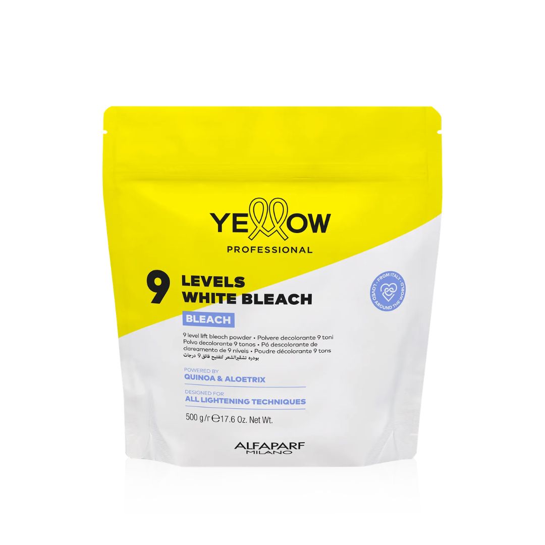 ALFAPARF YELLOW 9 LEVELS WHITE BLEACH 500GR