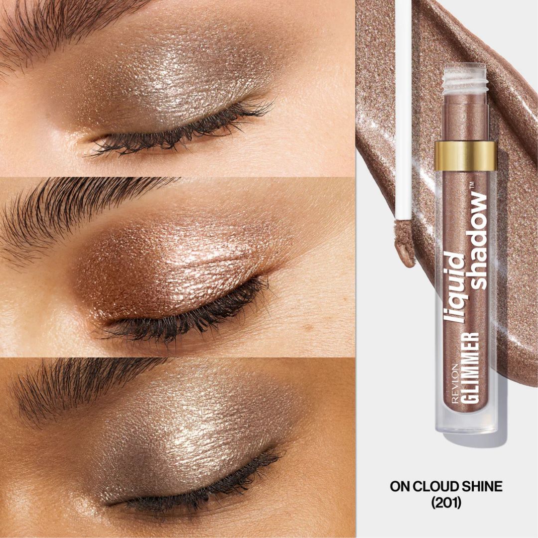 REVLON GLIMMER LIQUID SHADOW ON CLOUD SHINE 201