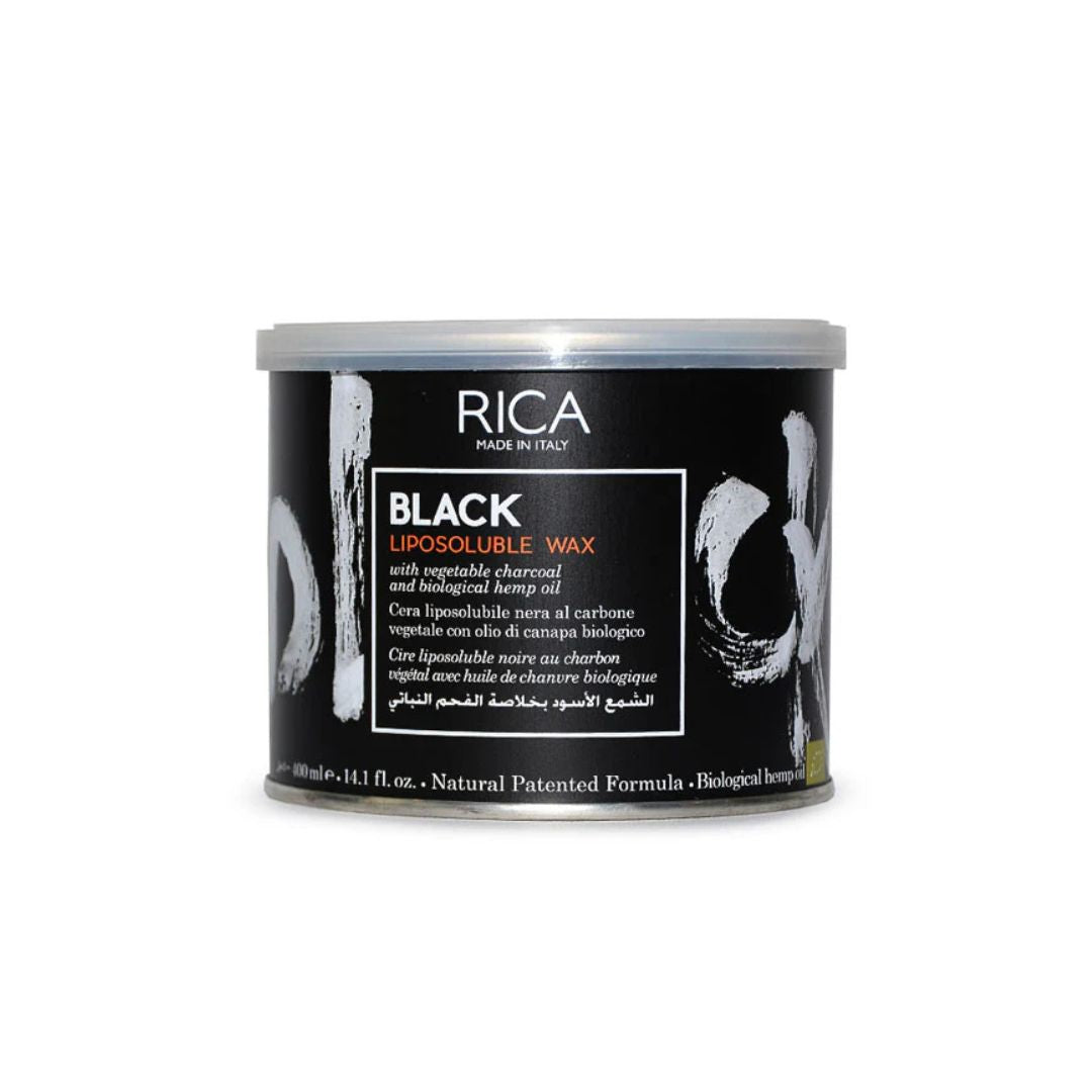 RICA CERA LIPOSOLUBILE BLACK AL CARBONE VEGETALE 400 ML