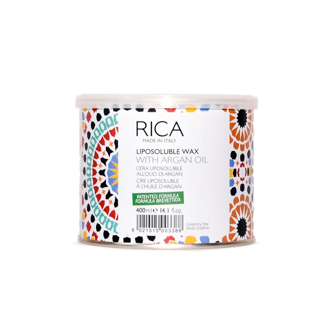 RICA CERA LIPOSOLUBILE OLIO DI ARGAN PELLI SENSIBILI 400 ML