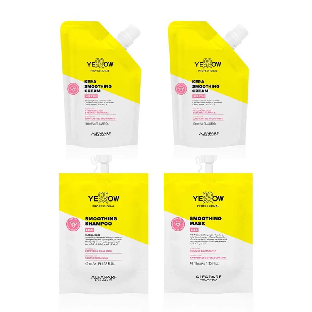 ALFAPARF YELLOW KERATIN SMOOTHIN TREATMENT KIT