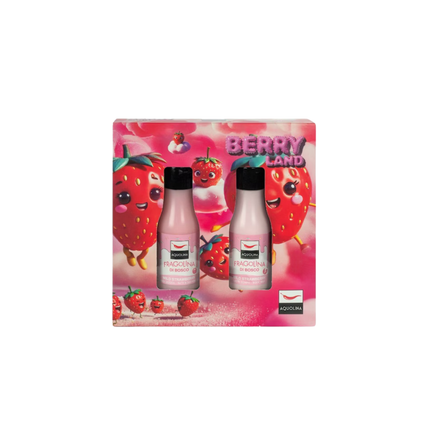 CONF. AQUOLINA FRAGOLINA DI BOSCO BODY MIST 150ML + SG 125ML Sicula Cosmetics SRL