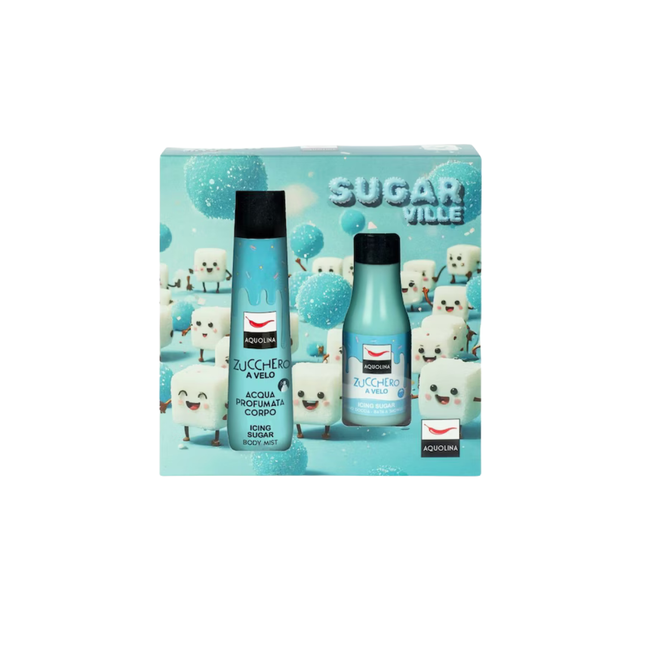 CONF. AQUOLINA ZUCCHERO A VELO BODY MIST 150ML + SG 125ML Sicula Cosmetics SRL